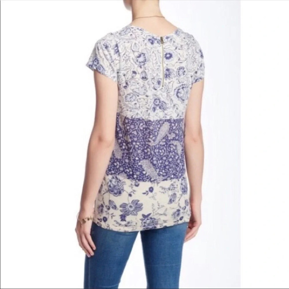 Lucky Brand Small boho paisley blouse - Picture 2 of 6